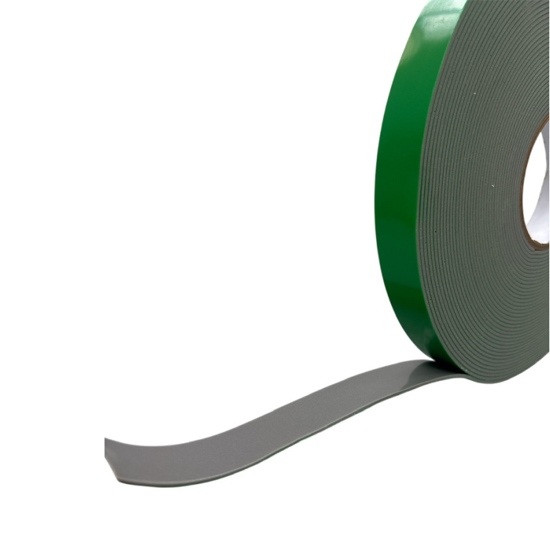 Fita Dupla Face Espuma Acrilica Cinza-Liner Verde1