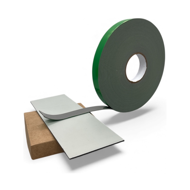 Fita Dupla Face Espuma Acrilica Cinza-Liner Verde14