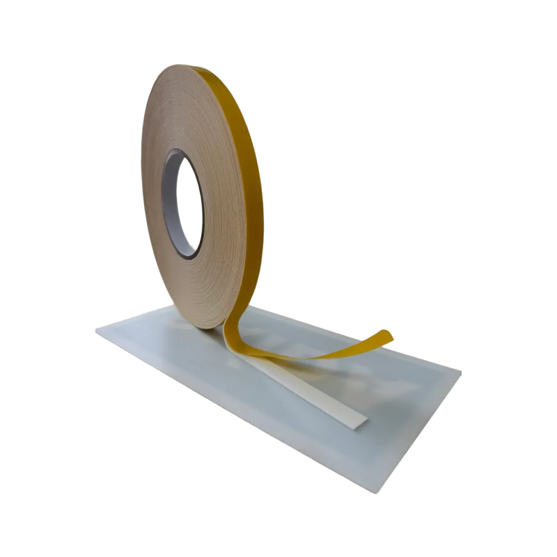 Fita Dupla Face Papel CrepadoLiner Amarelo5